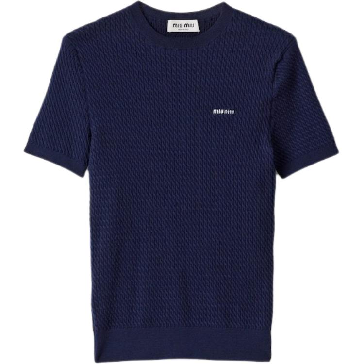 Кашемировый свитер Women's MIU MIU, синий
Кашемировый свитер Women's MIU MIU, синий