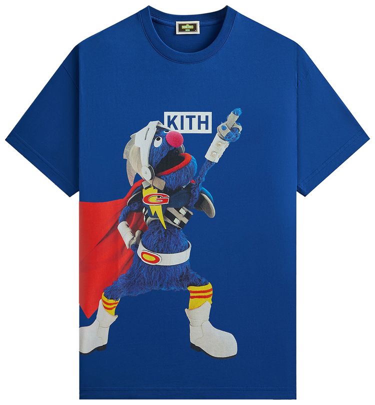 Футболка Kith x Sesame Street Super Grover Tee 'Current', синий
Футболка Kith x Sesame Street Super Grover Tee 'Current', синий