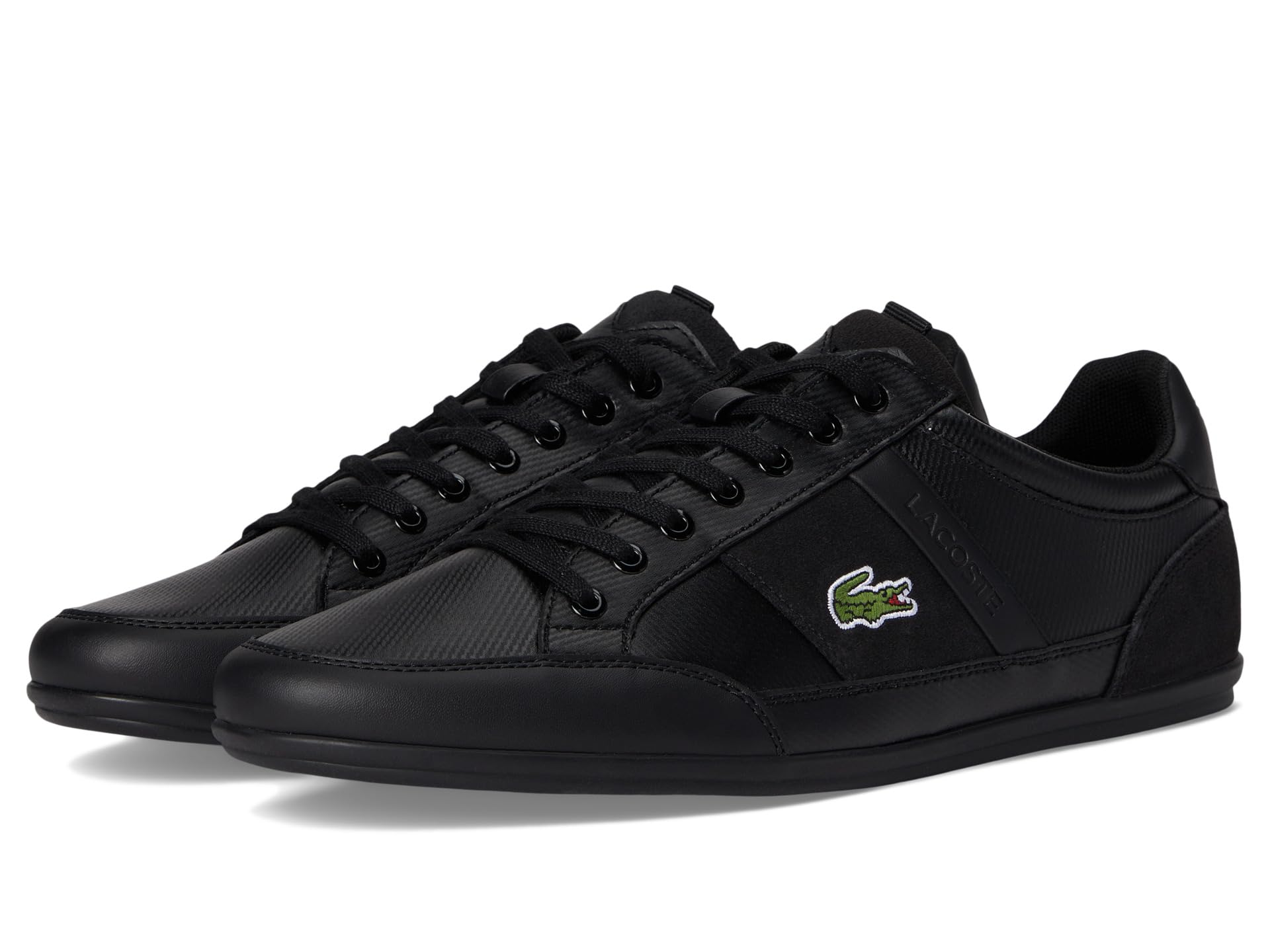 Кроссовки Lacoste Chaymon Bl Leather And Synthetic Tonal Trainers, черный 
Кроссовки Lacoste Chaymon Bl Leather And Synthetic Tonal Trainers, черный
