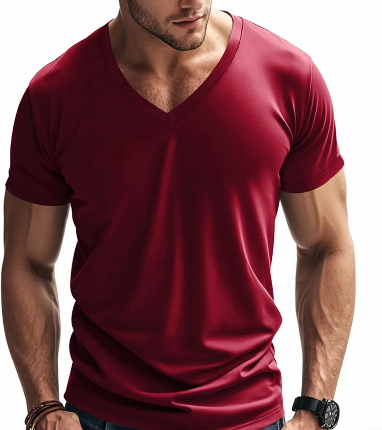 Мужская футболка V-образного выреза Solid Color Quick Dry
Мужская футболка V-образного выреза Solid Color Quick Dry