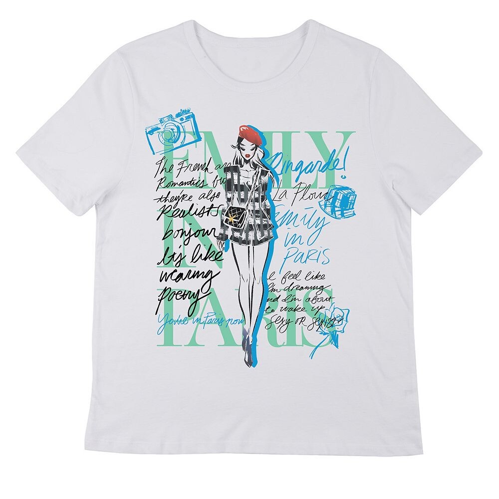 Футболка с рисунком газеты Emily in Paris для юниоров Licensed Character, белый
Футболка с рисунком газеты Emily in Paris для юниоров Licensed Character, белый