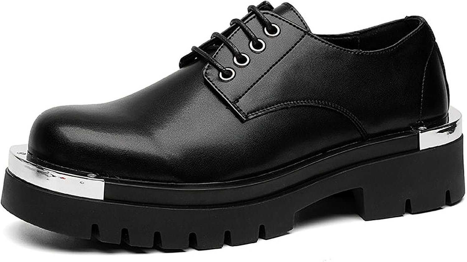 Мужские готические оксфорды на платформе и массивном каблуке из кожи с металлическим декором Azagneem, черный
Мужские готические оксфорды на платформе и массивном каблуке из кожи с металлическим декором Azagneem, черный