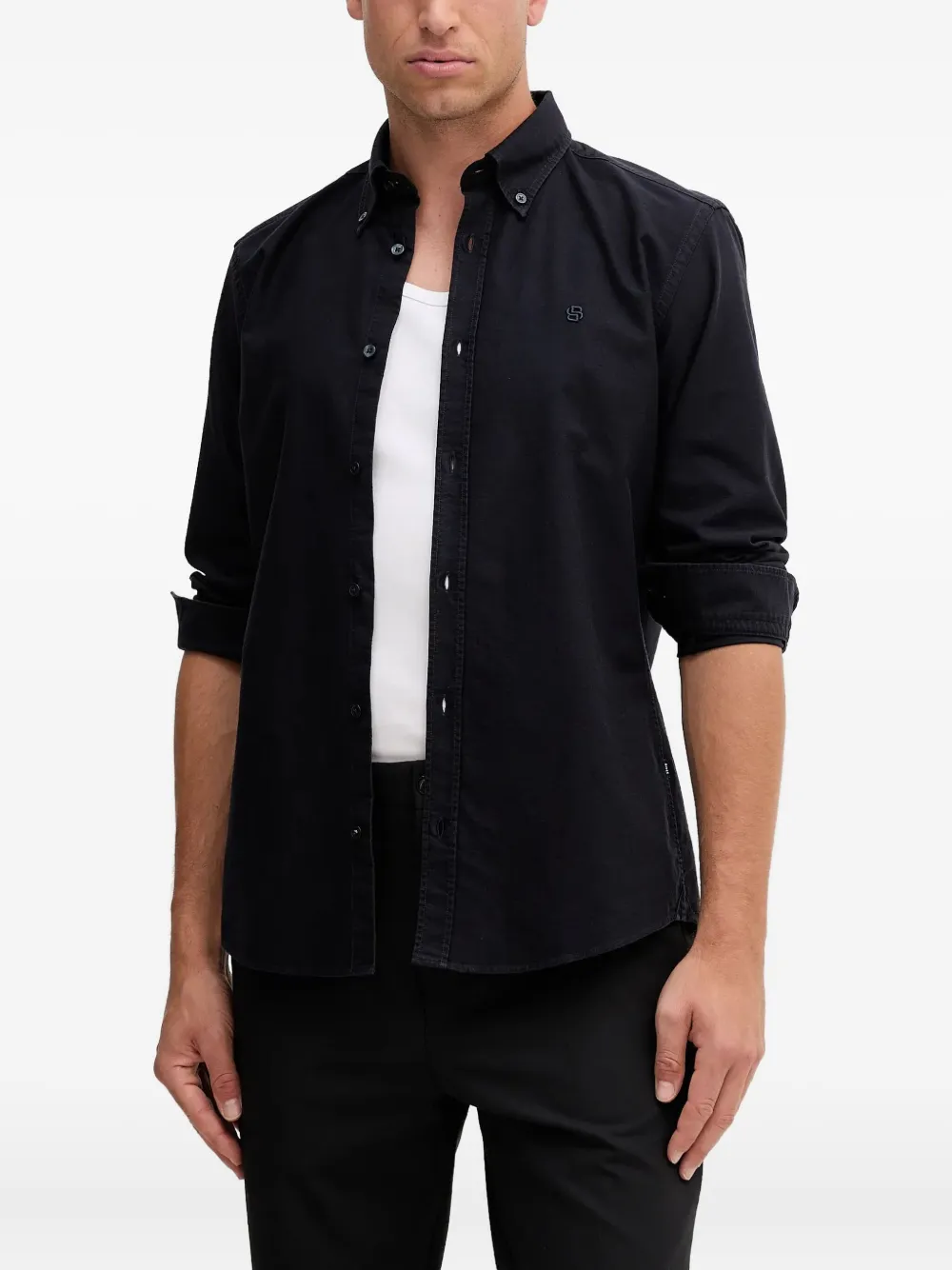 Рубашка с логотипом Boss, синий
Рубашка с логотипом Boss, синий