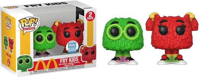 Funko POP McDonald's, 2 упаковки Fry Kids, специальное издание Funko POP!
Funko POP McDonald's, 2 упаковки Fry Kids, специальное издание Funko POP!