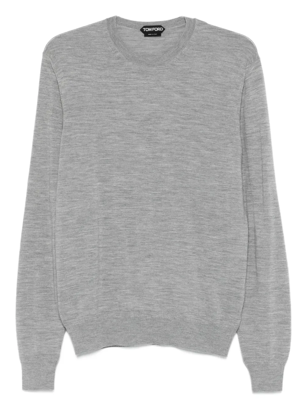 Шерстяной свитер с круглым вырезом TOM FORD, серый
Шерстяной свитер с круглым вырезом TOM FORD, серый