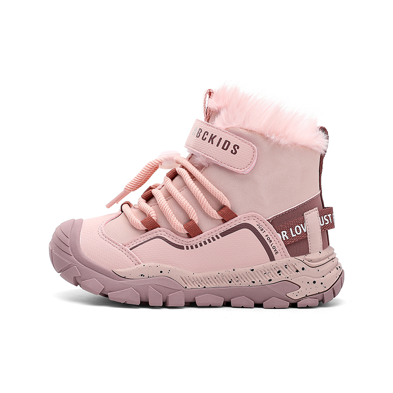 Нескользящие, водонепроницаемые, теплые, высокие детские ботинки ABC KIDS, розовый
Нескользящие, водонепроницаемые, теплые, высокие детские ботинки ABC KIDS, розовый