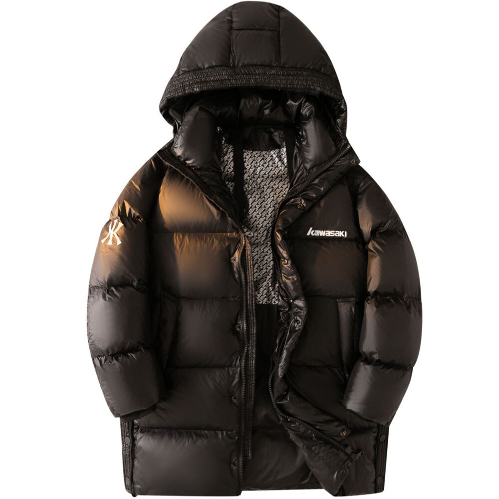 Пуховик унисекс черный Kawasaki
Пуховик унисекс черный Kawasaki