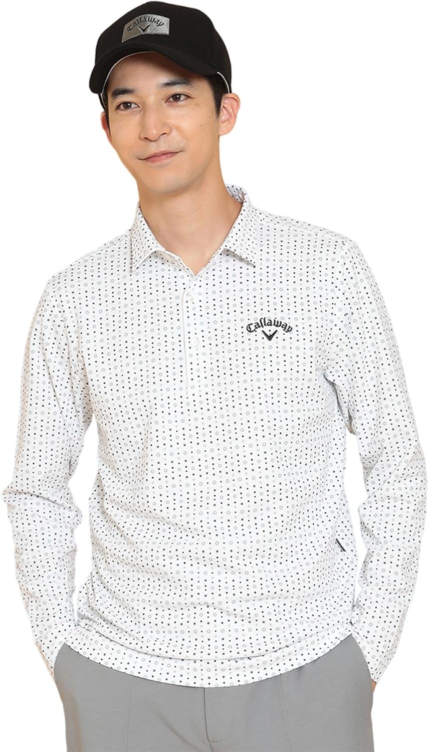 Мужская рубашка-поло с длинным рукавом Callaway C24233107 (впитывающая, быстросохнущая, с защитой от УФ-излучения), для гольфа, белый
Мужская рубашка-поло с длинным рукавом Callaway C24233107 (впитывающая, быстросохнущая, с защитой от УФ-излучения), для гольфа, белый