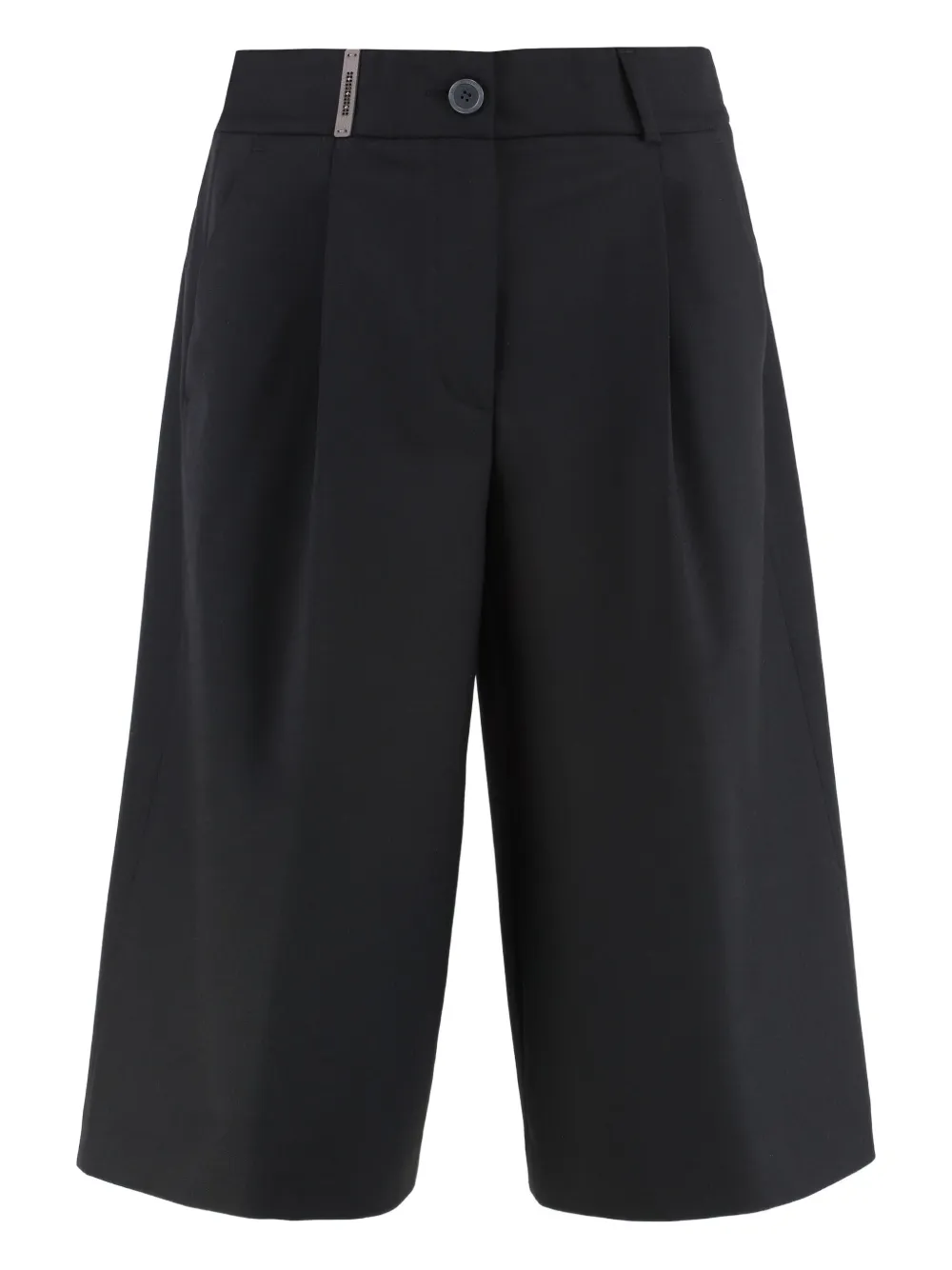 Плиссированные шорты-бермуды Peserico, черный
Плиссированные шорты-бермуды Peserico, черный