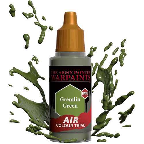 Аксессуары Army Painter Warpaint Air: Gremlin Green (18ml)
Аксессуары Army Painter Warpaint Air: Gremlin Green (18ml)