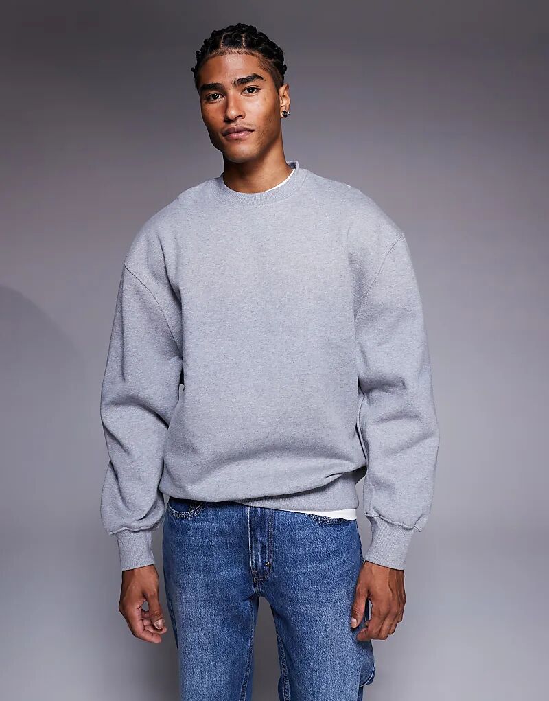 Толстовка оверсайз из плотной ткани ASOS DESIGN премиум-класса в цвете «меланжевый серый»
Толстовка оверсайз из плотной ткани ASOS DESIGN премиум-класса в цвете «меланжевый серый»