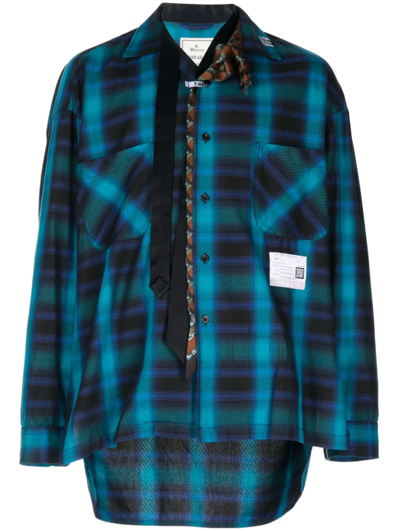 Maison MIHARA YASUHIRO рубашка в клетку, синий
Maison MIHARA YASUHIRO рубашка в клетку, синий