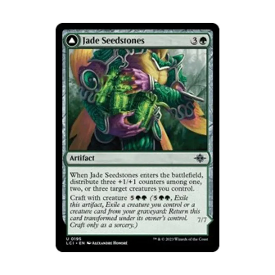 CCG Нефритовые семенные камни (U), MTG - The Lost Caverns of Ixalan
CCG Нефритовые семенные камни (U), MTG - The Lost Caverns of Ixalan