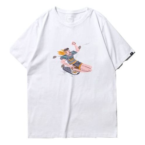 Футболка men's asian artist crossover series cartoon printing short sleeve white Vans, белый
Футболка men's asian artist crossover series cartoon printing short sleeve white Vans, белый