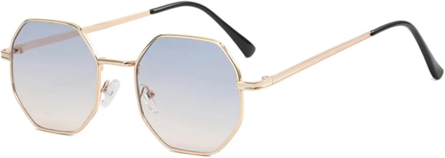 Солнцезащитные очки с защитой от УФ-излучения UV400 | Металлическая маленькая оправа, цветные линзы | Для женщин и мужчин, для занятий спортом на открытом воздухе и вождения DSVIGF, Gold Blue
Солнцезащитные очки с защитой от УФ-излучения UV400 | Металлическая маленькая оправа, цветные линзы | Для женщин и мужчин, для занятий спортом на открытом воздухе и вождения DSVIGF, Gold Blue