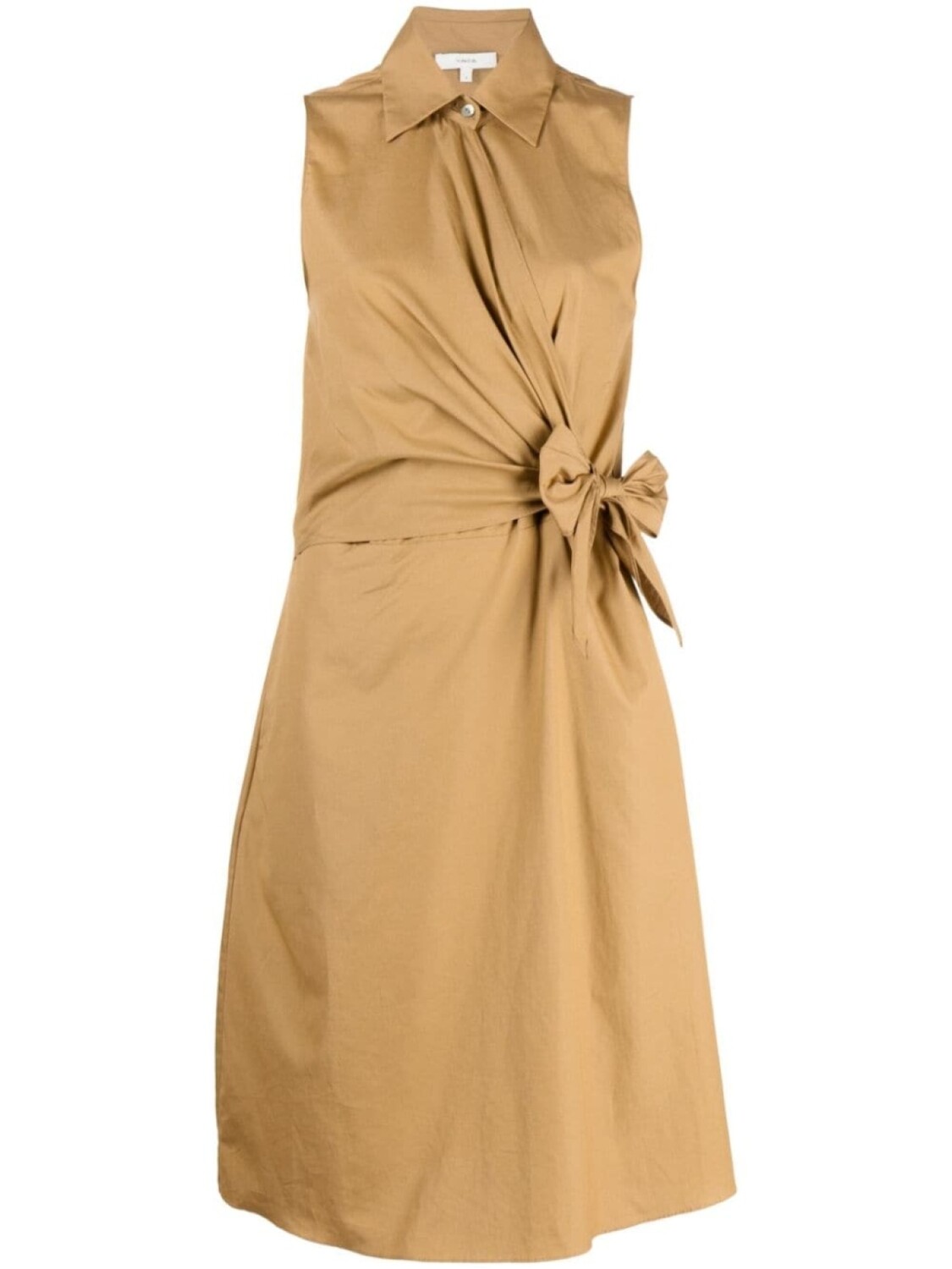 Платье-рубашка без рукавов Vince, коричневый
Платье-рубашка без рукавов Vince, коричневый