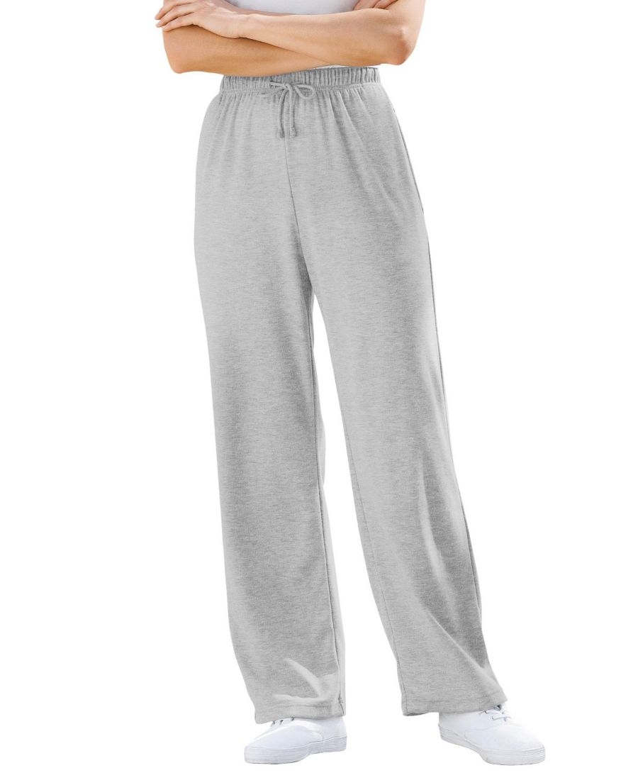 Спортивные трикотажные брюки прямого кроя больших размеров от Bel Size Within Woman Within, Heather grey
Спортивные трикотажные брюки прямого кроя больших размеров от Bel Size Within Woman Within, Heather grey