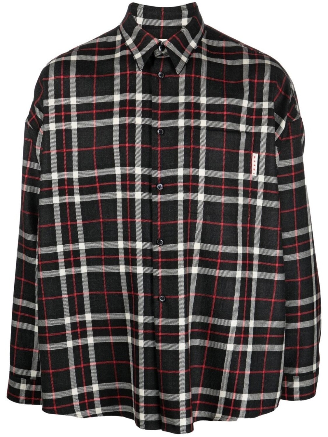 Marni рубашка в клетку тартан, серый
Marni рубашка в клетку тартан, серый