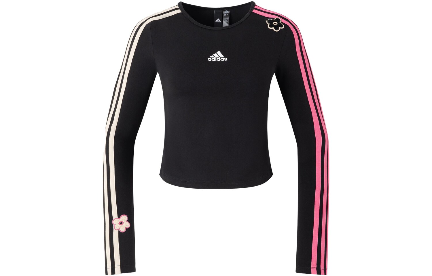 Футболка с длинными рукавами в стиле ретро с цветочным узором, черная Adidas
Футболка с длинными рукавами в стиле ретро с цветочным узором, черная Adidas