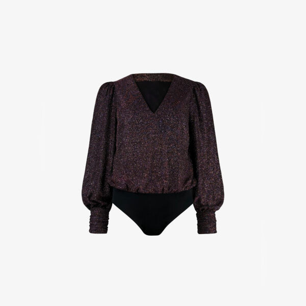 Боди из эластичного джерси с V-образным вырезом и рукавами-блузоном Ro&Zo, розовый
Боди из эластичного джерси с V-образным вырезом и рукавами-блузоном Ro&Zo, розовый