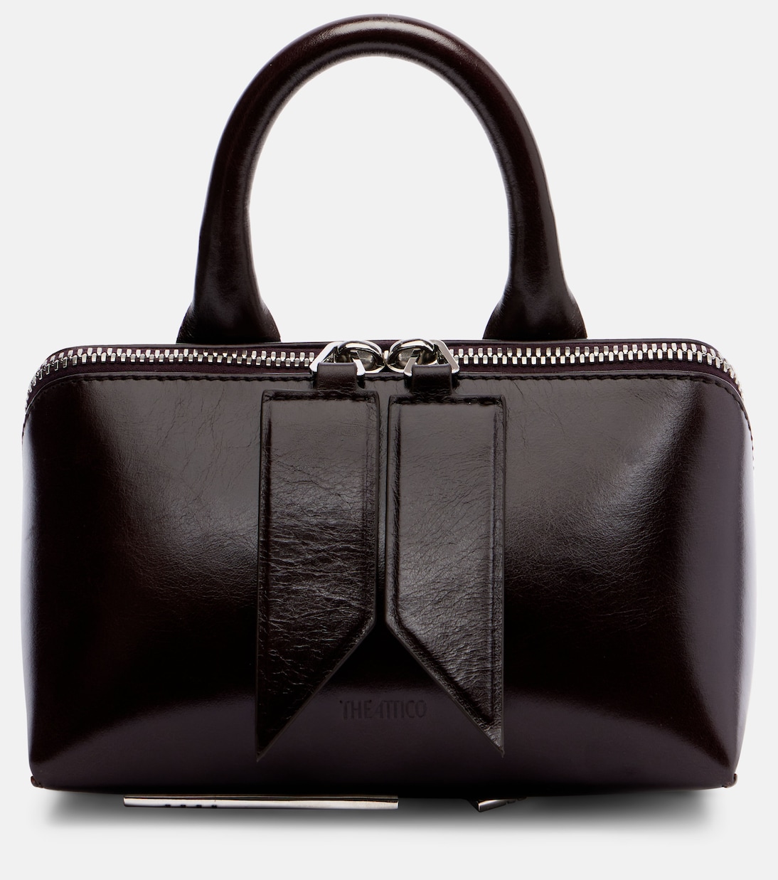 Миниатюрная кожаная сумка через плечо Friday The Attico, темно-коричневый
Миниатюрная кожаная сумка через плечо Friday The Attico, темно-коричневый