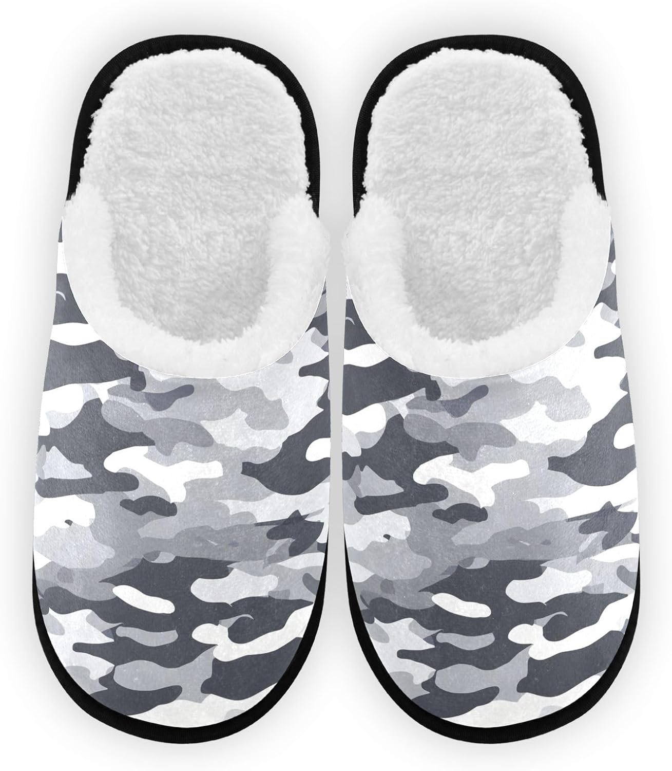 Плюшевые тапочки FENOCHE серого камуфляжного цвета для женщин и мужчин, теплые и удобные, для путешествий, спа, с нескользящей подошвой
Плюшевые тапочки FENOCHE серого камуфляжного цвета для женщин и мужчин, теплые и удобные, для путешествий, спа, с нескользящей подошвой