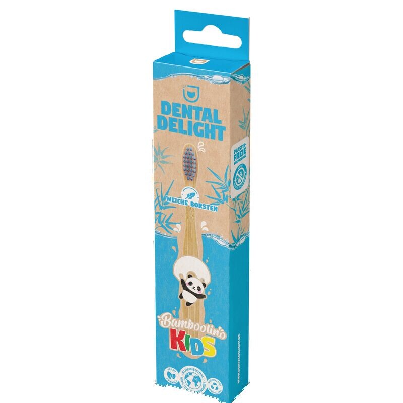 Детская бамбуковая зубная щетка Bamboolino Blue Dental Delight, 1 шт.
Детская бамбуковая зубная щетка Bamboolino Blue Dental Delight, 1 шт.