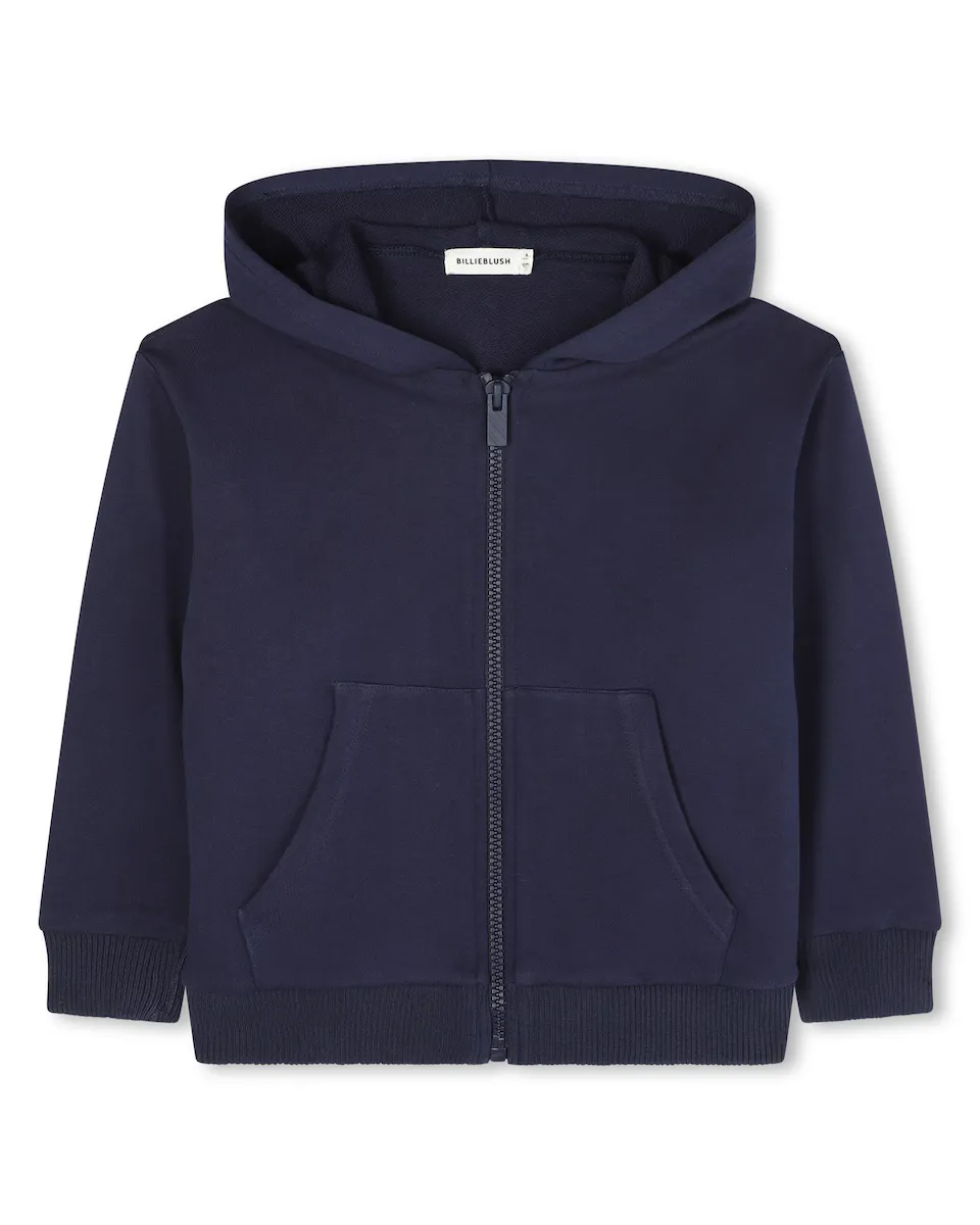 Детский хлопковый худи с капюшоном и молнией для мальчика Billieblush, темно-синий
Детский хлопковый худи с капюшоном и молнией для мальчика Billieblush, темно-синий