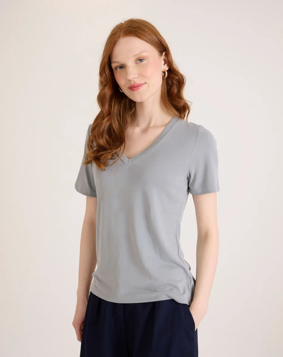 Базовая женская футболка с коротким рукавом Naf Naf, светло-серый
Базовая женская футболка с коротким рукавом Naf Naf, светло-серый