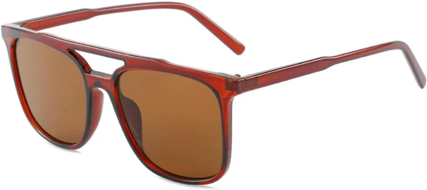 Модные винтажные солнцезащитные очки с двойной перемычкой для мужчин и женщин, роскошные очки для активного отдыха и вождения, защита от УФ-излучения UV400 TKKTLLT, Brown Brown
Модные винтажные солнцезащитные очки с двойной перемычкой для мужчин и женщин, роскошные очки для активного отдыха и вождения, защита от УФ-излучения UV400 TKKTLLT, Brown Brown