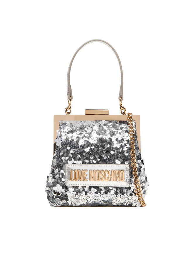 Вечерняя сумка LOVE MOSCHINO JC4146PP0NKK190A, серебряныйfarben
Вечерняя сумка LOVE MOSCHINO JC4146PP0NKK190A, серебряныйfarben