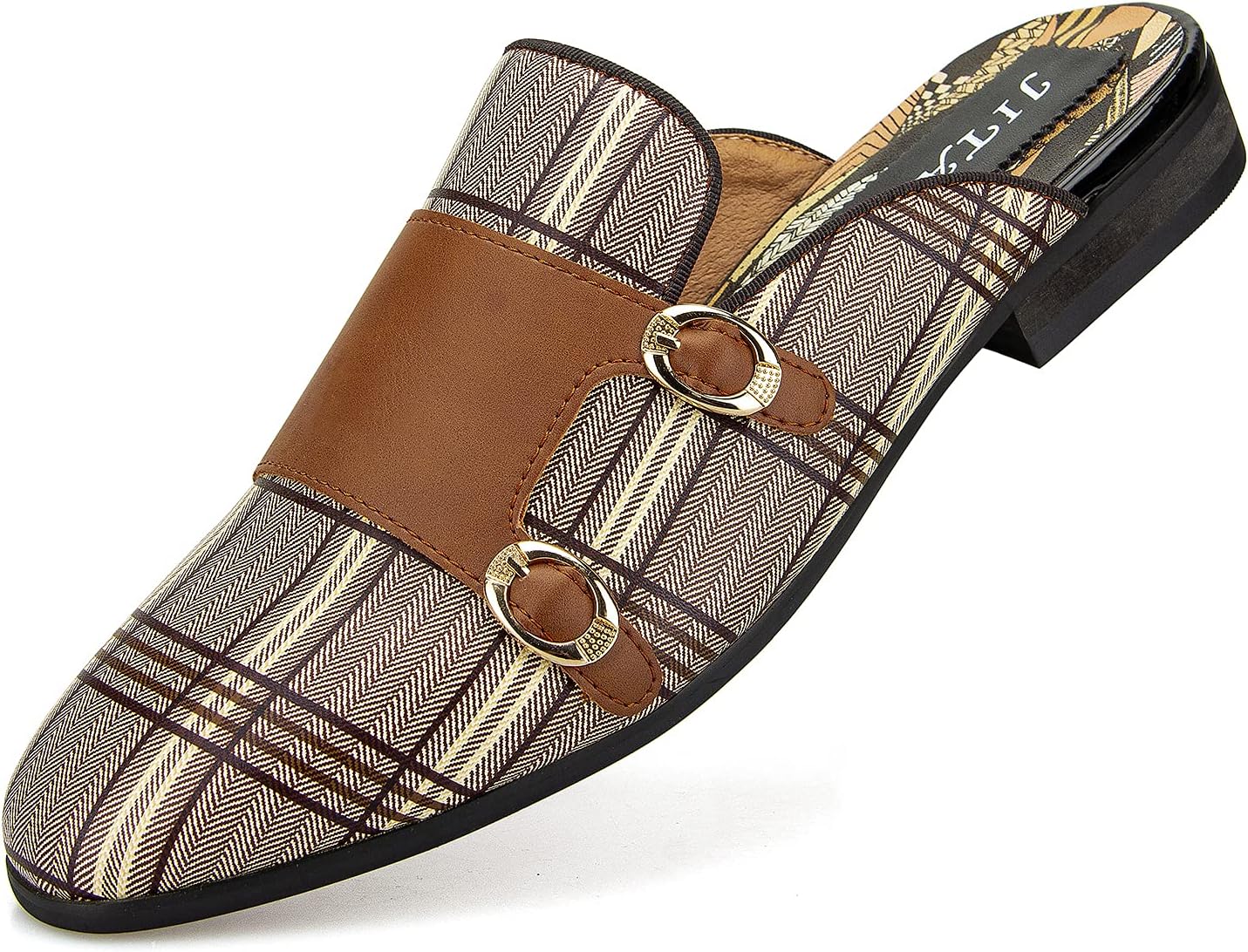 Мужские мюли JITAI - лоферы без застежки, повседневные полулоферы, сандалии без задника, Brown/04
Мужские мюли JITAI - лоферы без застежки, повседневные полулоферы, сандалии без задника, Brown/04