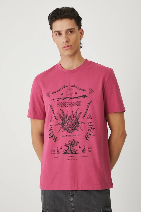 Хлопковая футболка Medicine, розовый
Хлопковая футболка Medicine, розовый