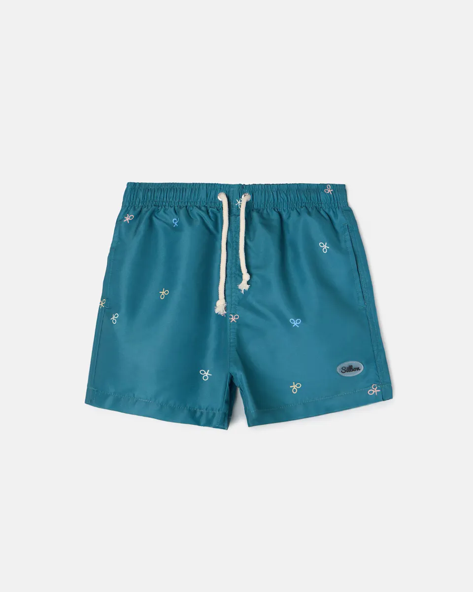 Купальник для мальчиков с несколькими ракетками Silbon, синий
Купальник для мальчиков с несколькими ракетками Silbon, синий