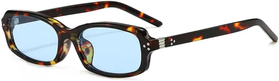 Винтажные прямоугольные солнцезащитные очки для женщин и мужчин, роскошные очки в стиле панк, популярные, с защитой от УФ-излучения UV400 HHZZYVY, Leopard Blue
Винтажные прямоугольные солнцезащитные очки для женщин и мужчин, роскошные очки в стиле панк, популярные, с защитой от УФ-излучения UV400 HHZZYVY, Leopard Blue