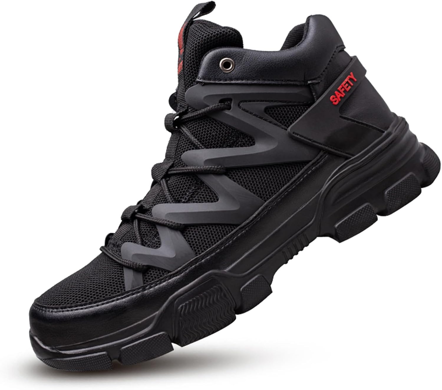 Мужские кроссовки с стальным носком Micoklinlin, модные, противоскользящие, для походов, легкие высокие защитные обувь, черный
Мужские кроссовки с стальным носком Micoklinlin, модные, противоскользящие, для походов, легкие высокие защитные обувь, черный