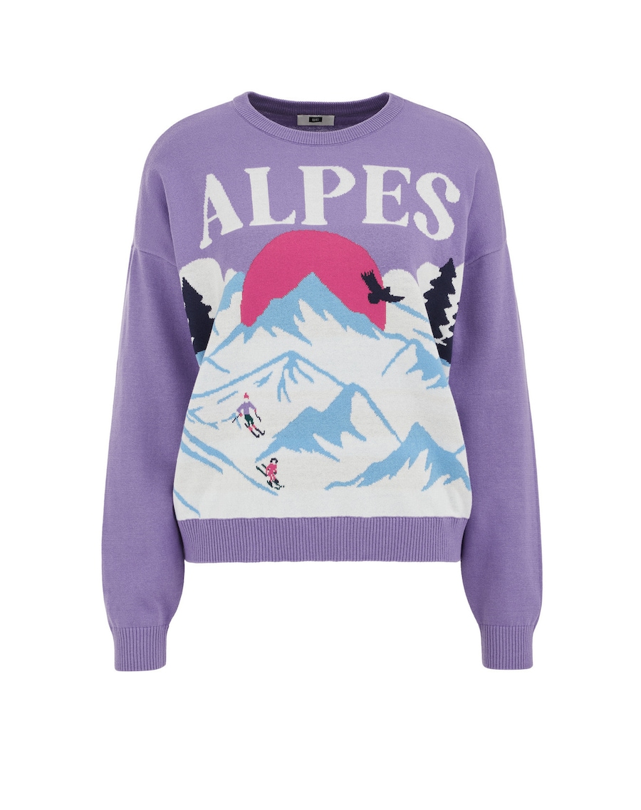 Свитер WE Fashion, лавандовый
Свитер WE Fashion, лавандовый