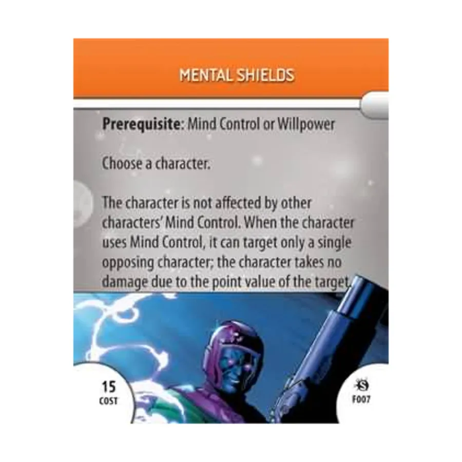 Карта подвига — Ментальные щиты, Marvel HeroClix - Supernova - Singles
Карта подвига — Ментальные щиты, Marvel HeroClix - Supernova - Singles