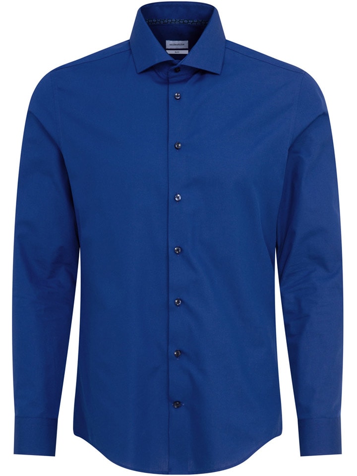 Seidensticker Рубашка - приталенный крой - синего цвета
Seidensticker Рубашка - приталенный крой - синего цвета