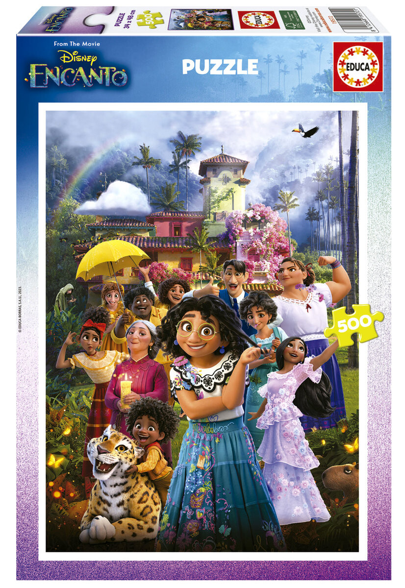Educa, Пазл, Дисней, Наш волшебный Энканто, 500 шт.
Educa, Пазл, Дисней, Наш волшебный Энканто, 500 шт.