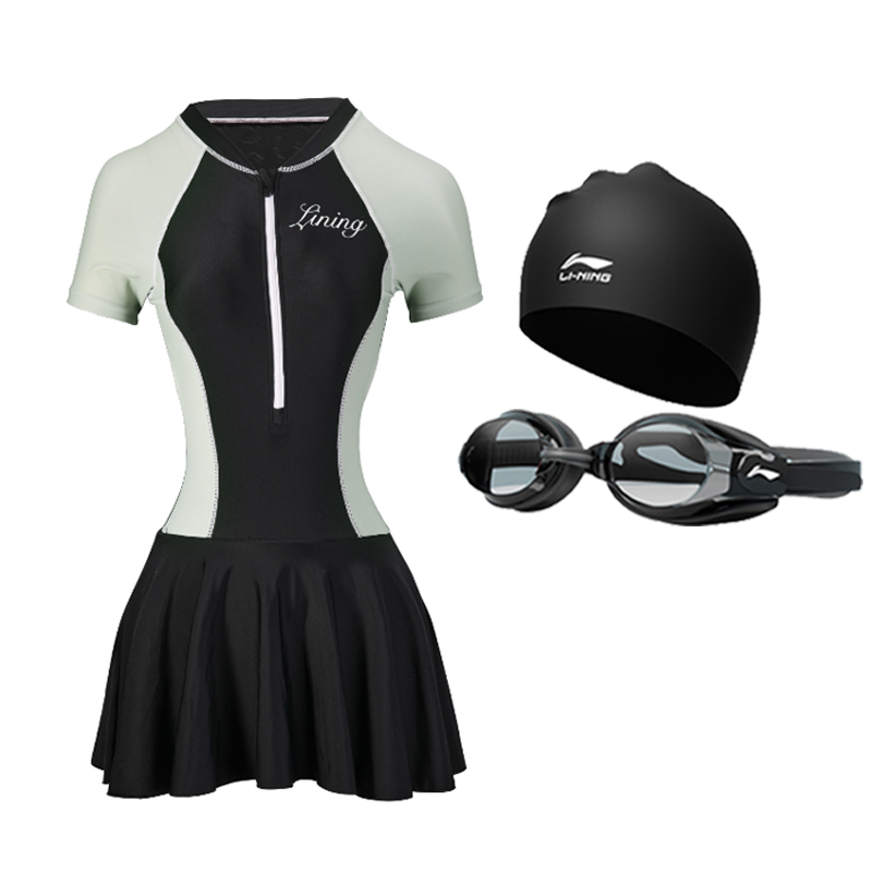 Спортивная модная коллекция купальник слитный женский LINING, Clothing Sets (Swimsuit+Swim Goggles+Swimming Cap)
Спортивная модная коллекция купальник слитный женский LINING, Clothing Sets (Swimsuit+Swim Goggles+Swimming Cap)