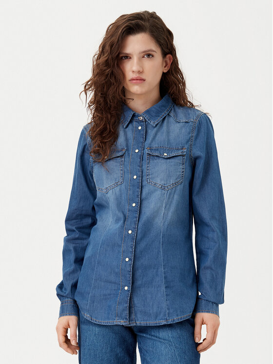 Рубашка джинсовая стандартный крой Alexa 15315185 Only, синий
Рубашка джинсовая стандартный крой Alexa 15315185 Only, синий