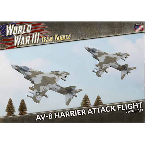 Фигурки World War Iii: Team Yankee – Av-8 Harrier Attack Flight (X2 Plastic) 
Фигурки World War Iii: Team Yankee – Av-8 Harrier Attack Flight (X2 Plastic)