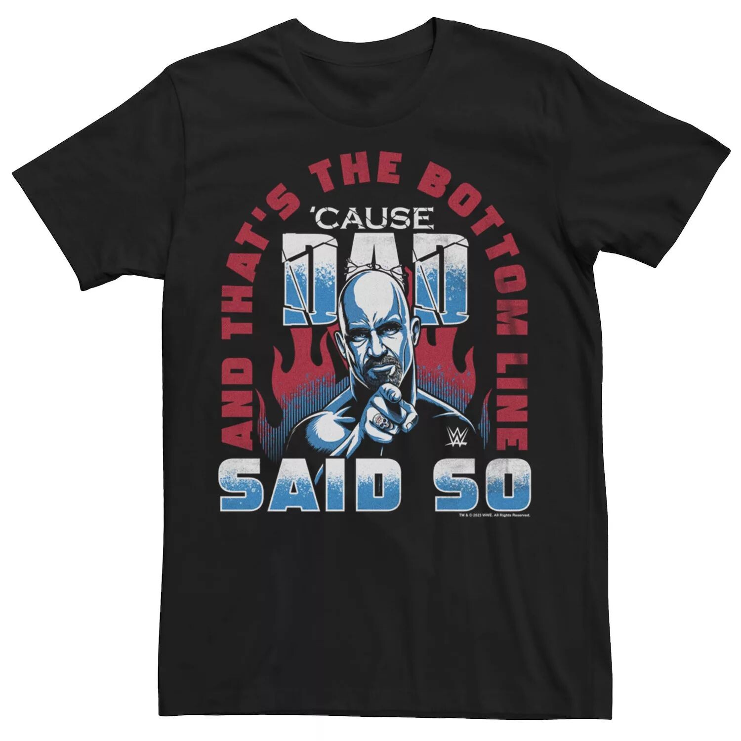 Мужская футболка с графическим рисунком WWE Stone Cold And This’s The Bottom Line ‘Cause Dad Saed So Licensed Character
Мужская футболка с графическим рисунком WWE Stone Cold And This’s The Bottom Line ‘Cause Dad Saed So Licensed Character