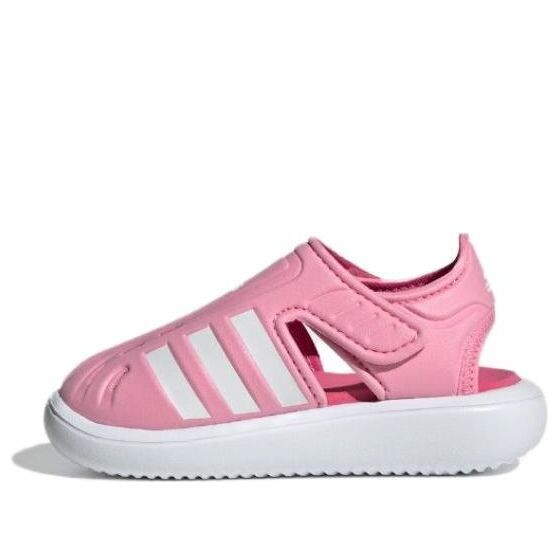 Кроссовки с закрытым носком летние водные сандалии Adidas, розовый 
Кроссовки с закрытым носком летние водные сандалии Adidas, розовый