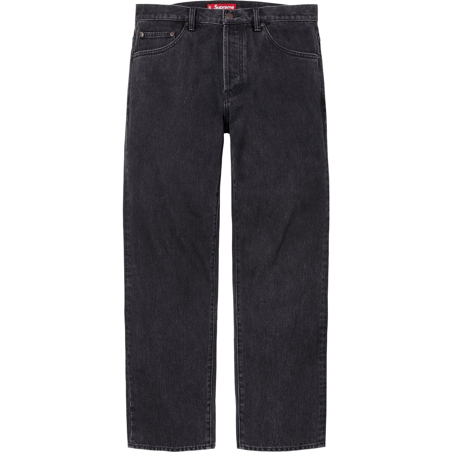 Каменная стирка slim джинсы Supreme, черный
Каменная стирка slim джинсы Supreme, черный