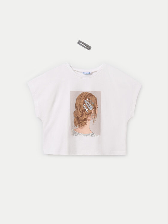 Футболка свободного кроя 6021 Mayoral, экрю
Футболка свободного кроя 6021 Mayoral, экрю