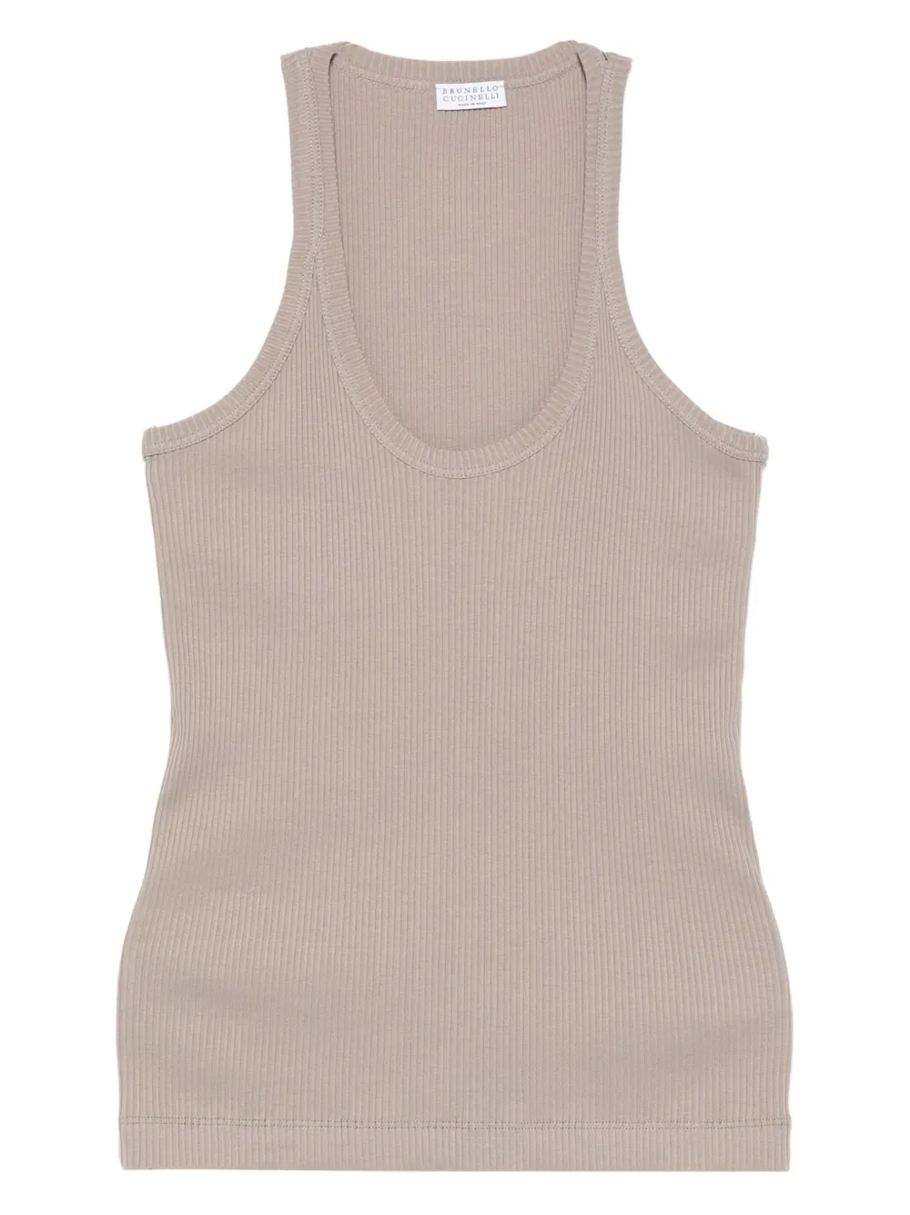 Топ с U-образным вырезом Brunello Cucinelli, коричневый
Топ с U-образным вырезом Brunello Cucinelli, коричневый