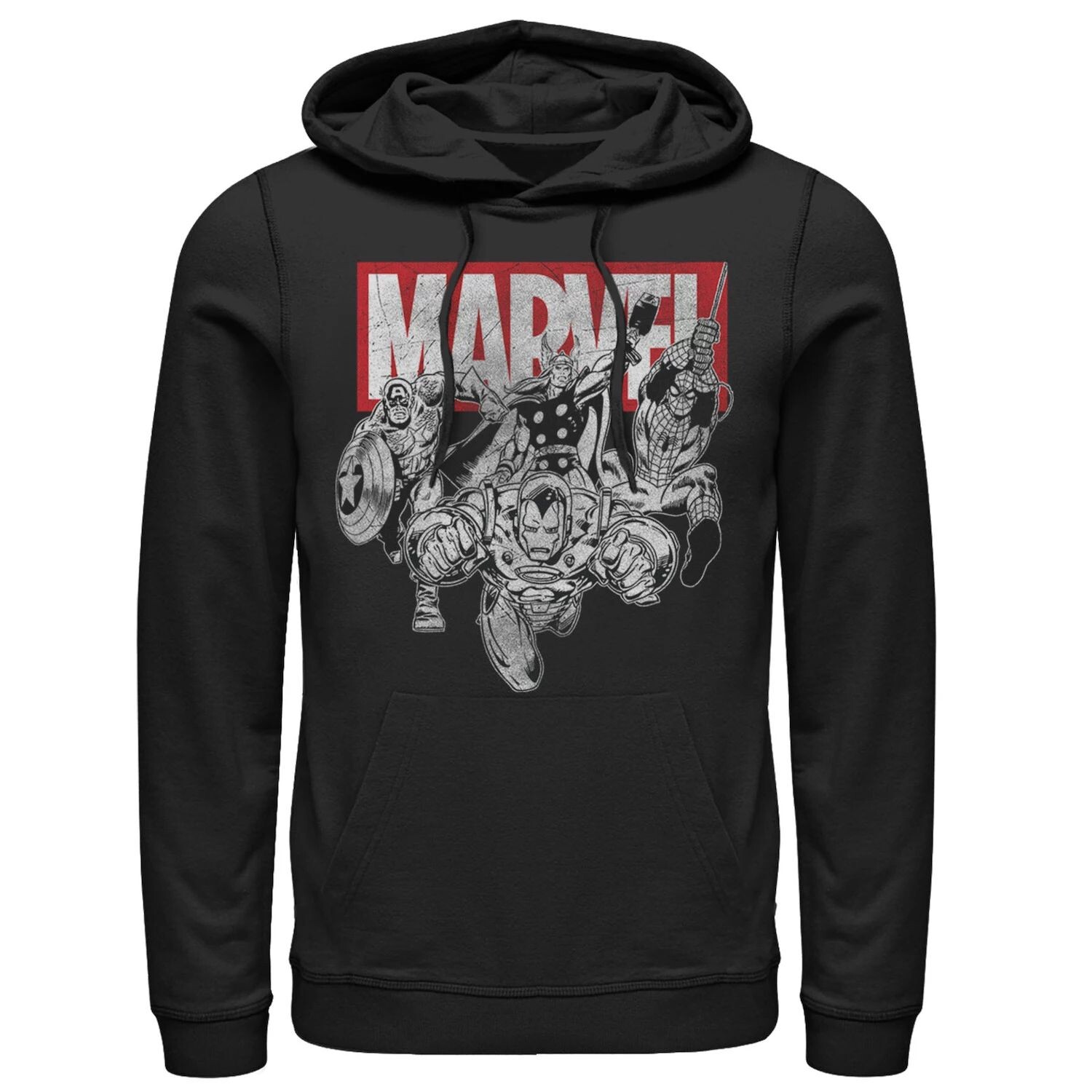 Мужская толстовка с винтажным рисунком комиксов Marvel Iron Man Licensed Character
Мужская толстовка с винтажным рисунком комиксов Marvel Iron Man Licensed Character