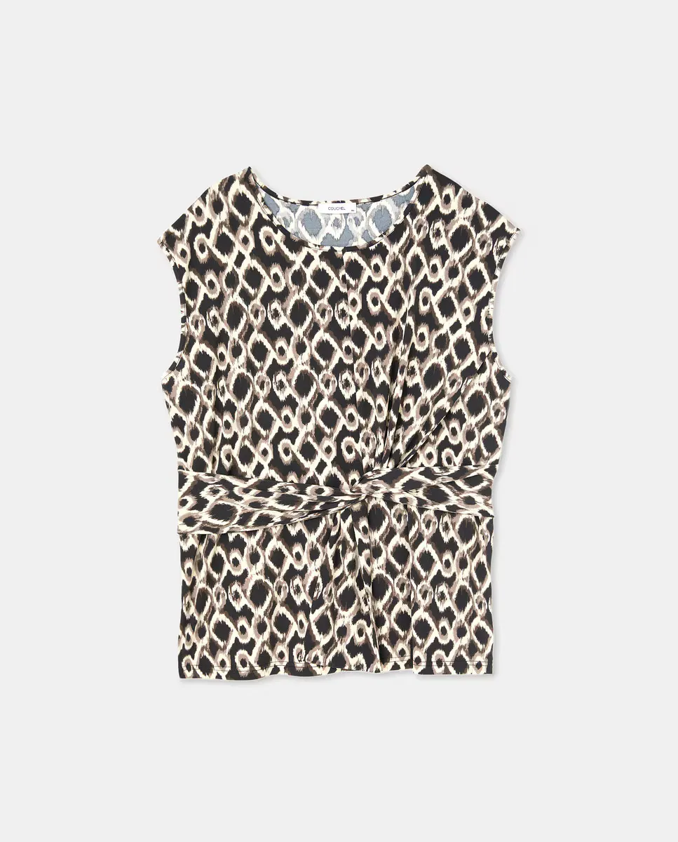 Футболка женская трикотажная без рукавов Couchel, черный
Футболка женская трикотажная без рукавов Couchel, черный